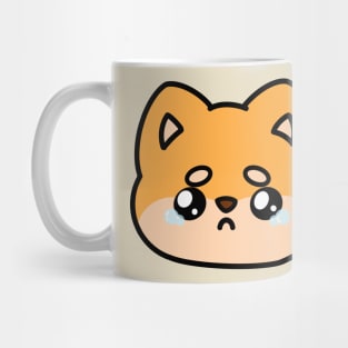 Sad Shiba Face Mug